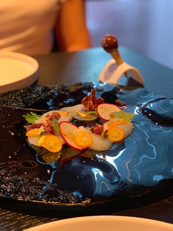 ALBA signature dishes Agnolotti del PlinPolpo Grigliato (Grilled Octopus)Vitello Tonnato